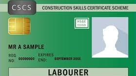 Level-1 Award in Health and Safety in a Construction environment.